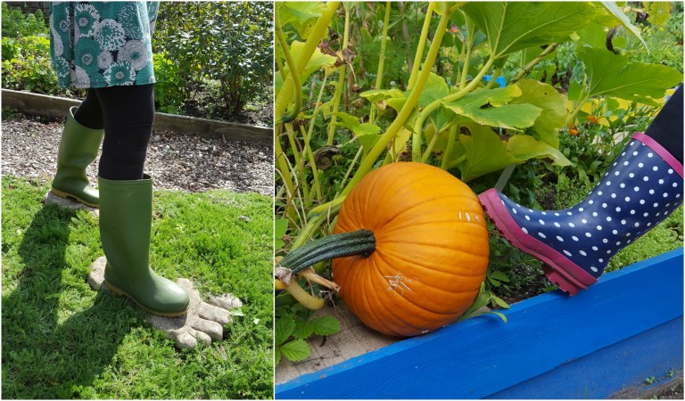 collage wellies 1